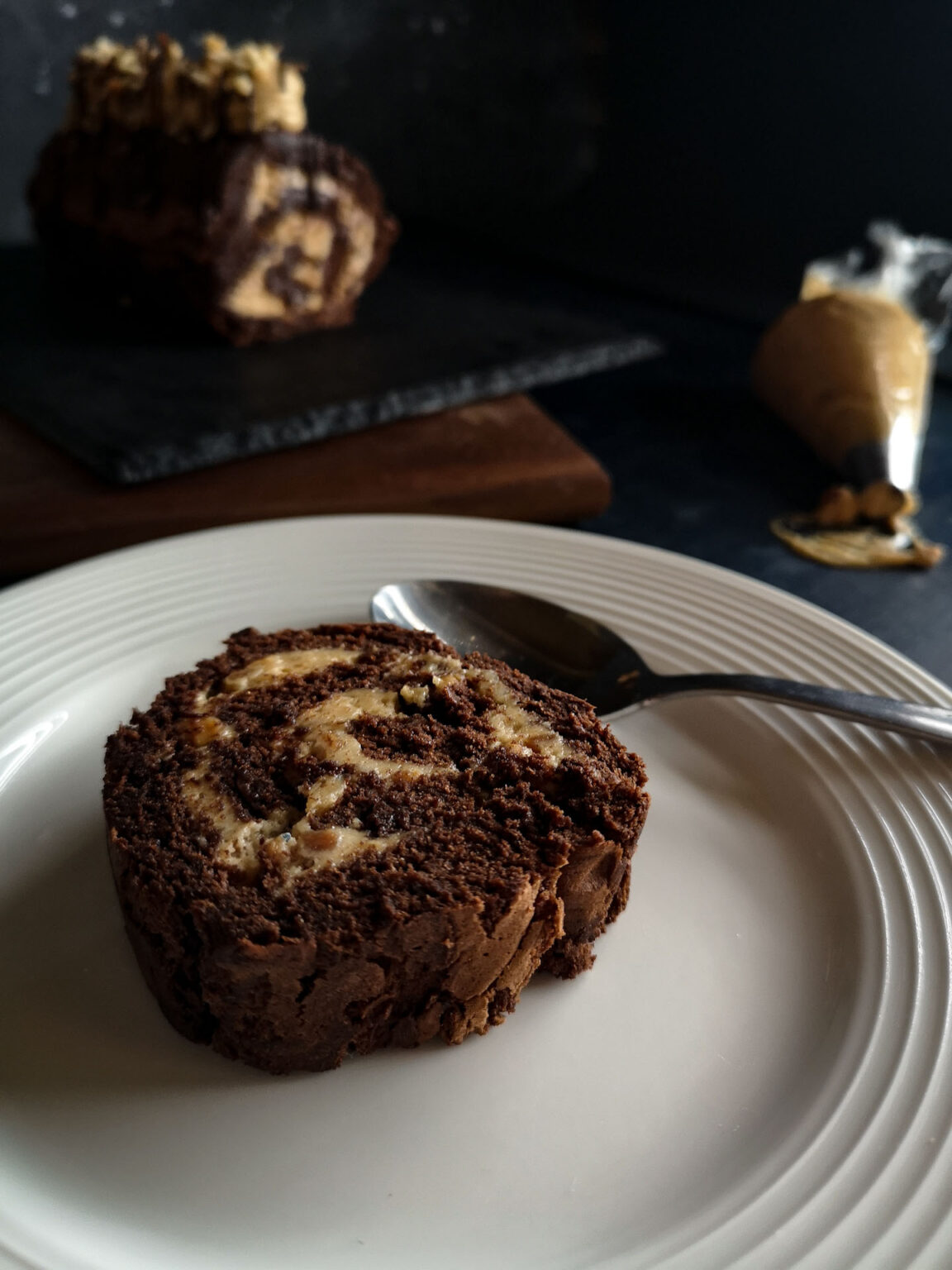 Chocolate Roulade With Peanut Butter Buttercream Recipe Gluten Free