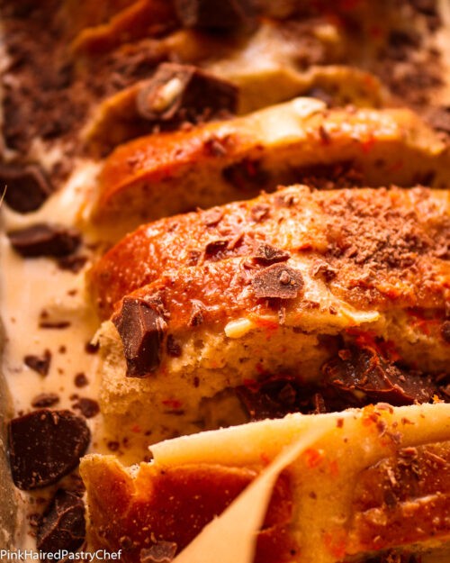 Hot Cross Buns Bread And Butter Pudding Recipe With Milk Chocolate