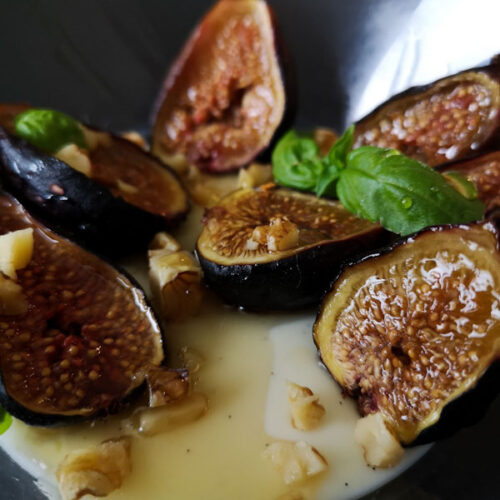 Honey Fig panna cotta