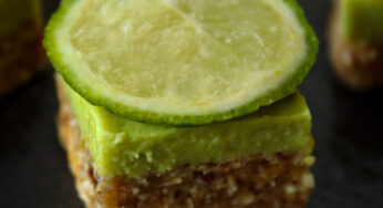 Frozen Avocado Lime Coconut Squares Recipe – No Bake, Vegan, Gluten Free Recipe