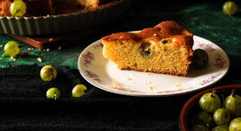 Honey Gooseberry Cake Recipe