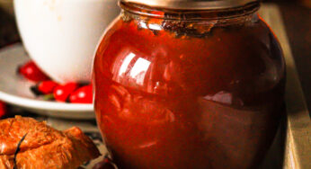 Rosehip Rhubarb Jam Recipe