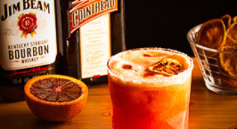 Blood Orange Bourbon Sour Cocktail Recipe
