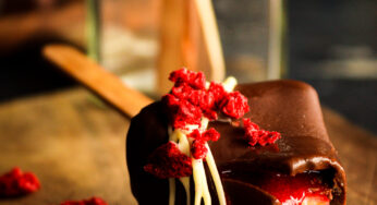 Chocolate Covered Raspberry Cheesecake Pops Recipe