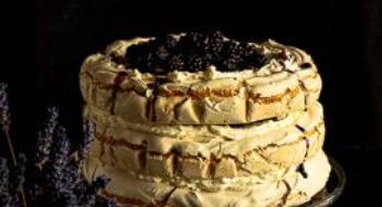 Balsamic Roasted Blackberry Pavlova Recipe