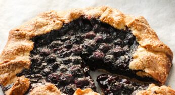 Rustic Blueberry Vanilla Galette Recipe
