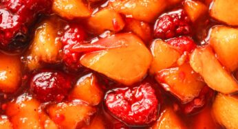 Peach Raspberry Compote – Filling for Cakes