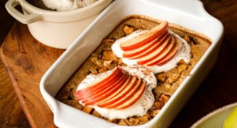 Small Batch Apple Baked Oats Recipe